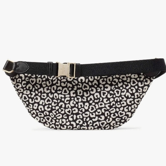 Kate Spade Chelsea Leopard Heart Belt Bag - Picture 2 of 7